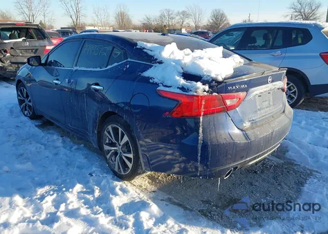 2017 Nissan Maxima 3.5 S из США, поврежденный, VIN 1N4AA6AP0HC424164